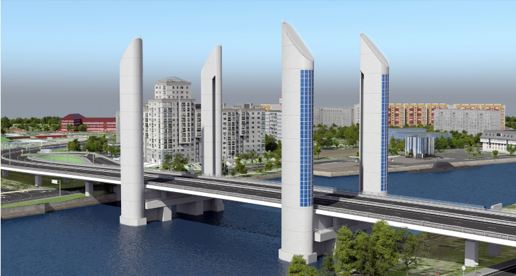 Дублер двухъярусного моста в калининграде