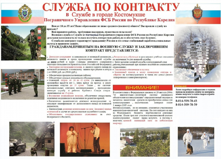 Фсб калининград вакансии