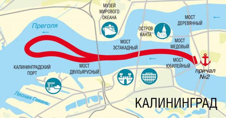 Калининград туристические маршруты