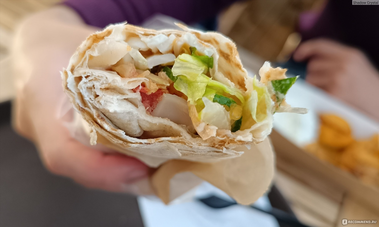 Шаурма с морепродуктами калининград