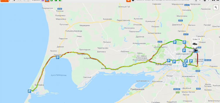 Сколько километров от калининграда до варшавы